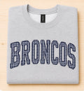 Broncos Gingham Sweatshirt