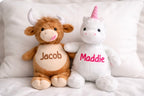 Personalized Stuffed Animal Embroidered with Custom Design