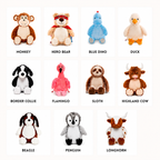 Personalized Stuffed Animal Embroidered with Custom Design